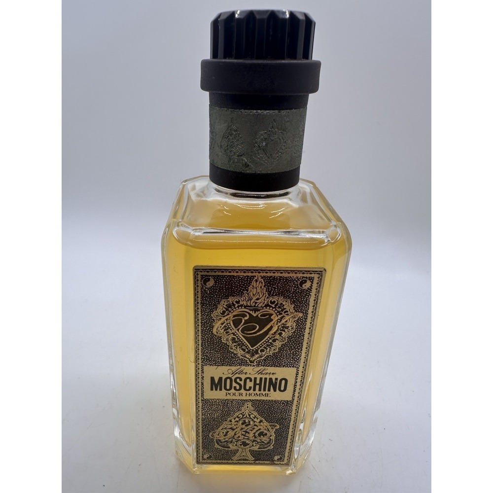 Vintage Moschino Pour Homme After Shave Splash 3.4 oz Rare Discontinued No Box‎